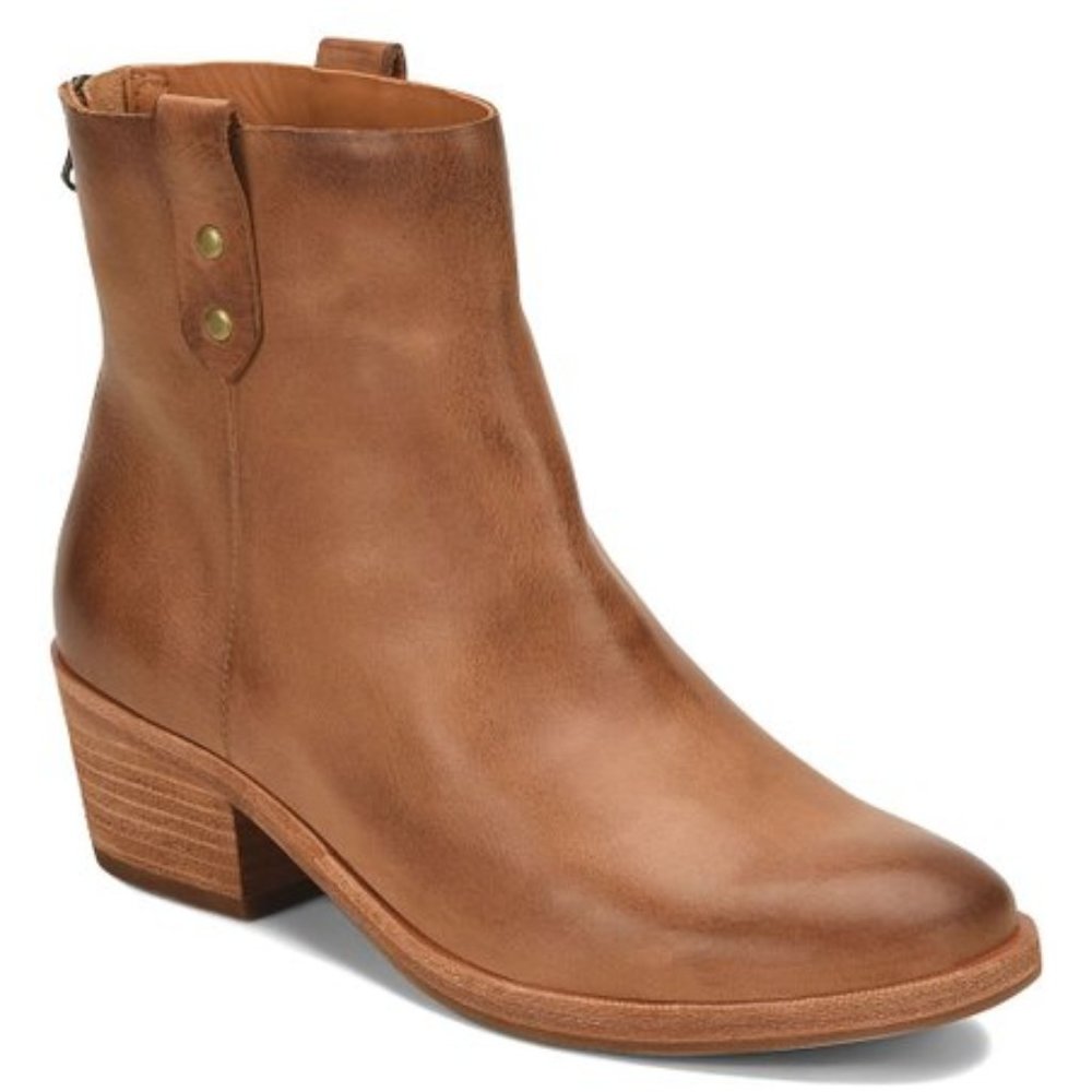 Kork-Ease Brown Kaydin Leather Ankle Boot Size 10 M